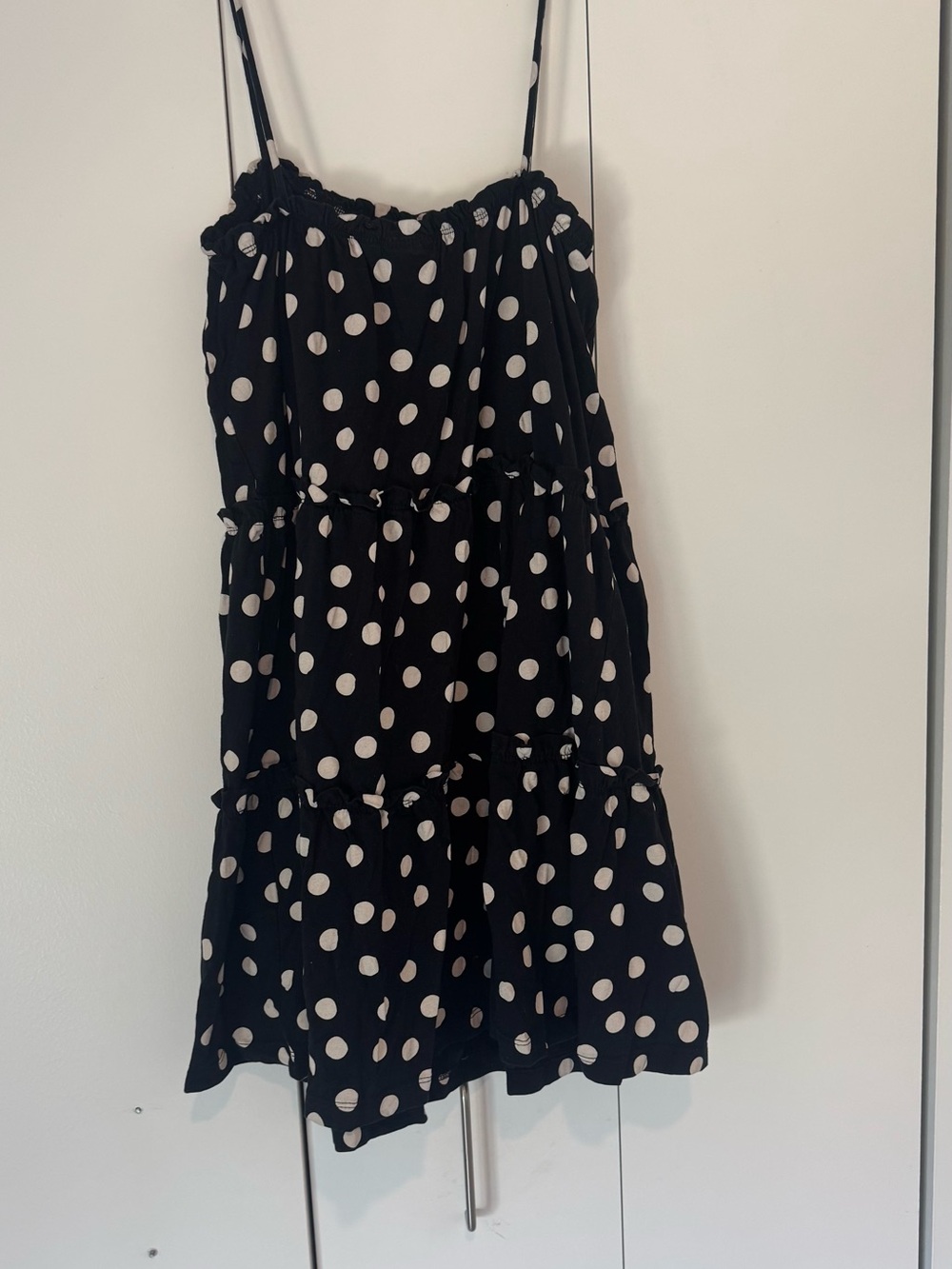 CLOSET CLEAN-OUT: ASOS DESIGN Black & White Polka Dot Dress - Picture 6 of 8